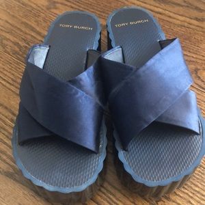 Tory Burch platforms. Size 8